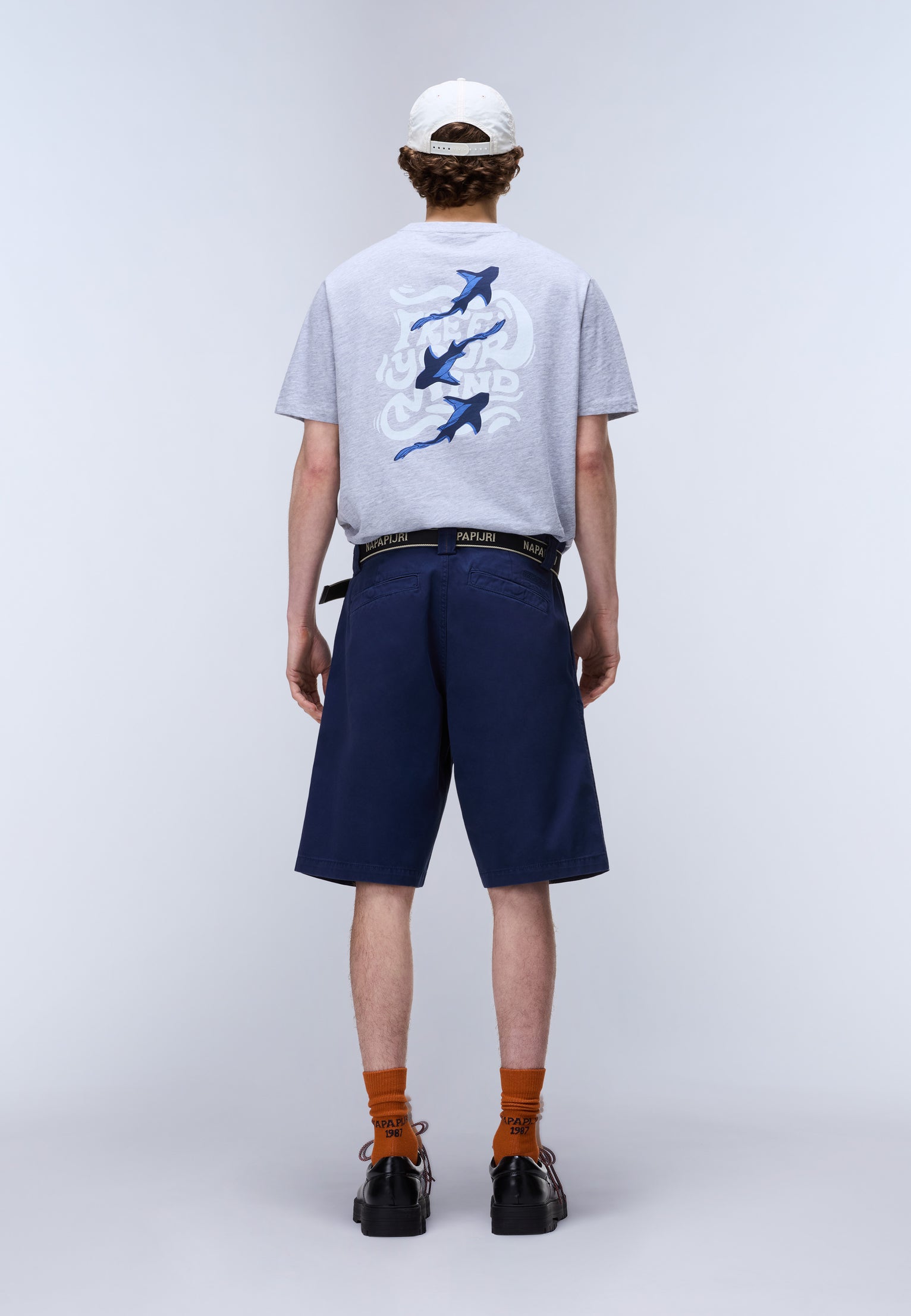 Elior Short Sleeve T-Shirt Light Grey
