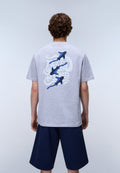 Elior Short Sleeve T-Shirt Light Grey - 5
