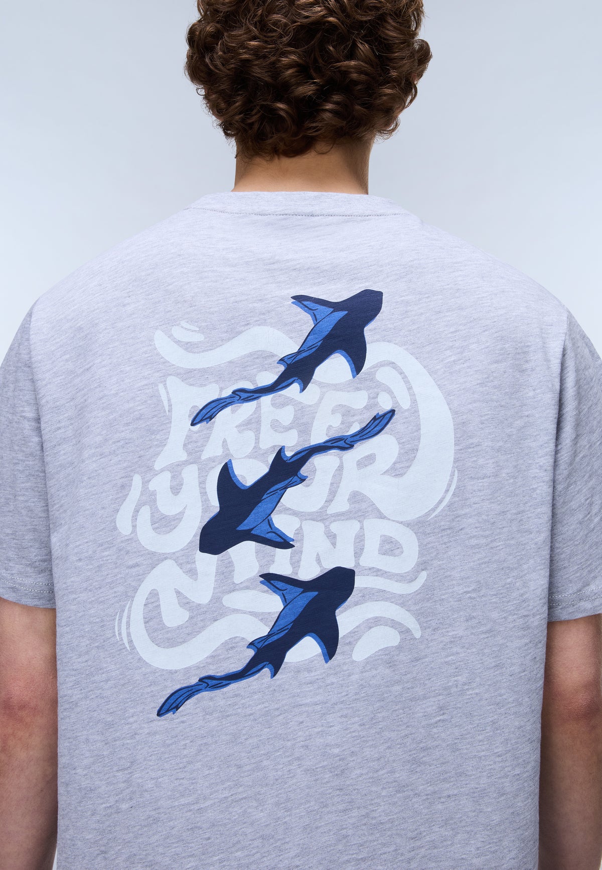 Elior Short Sleeve T-Shirt Light Grey - 6