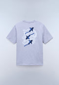 Elior Short Sleeve T-Shirt Light Grey - 1