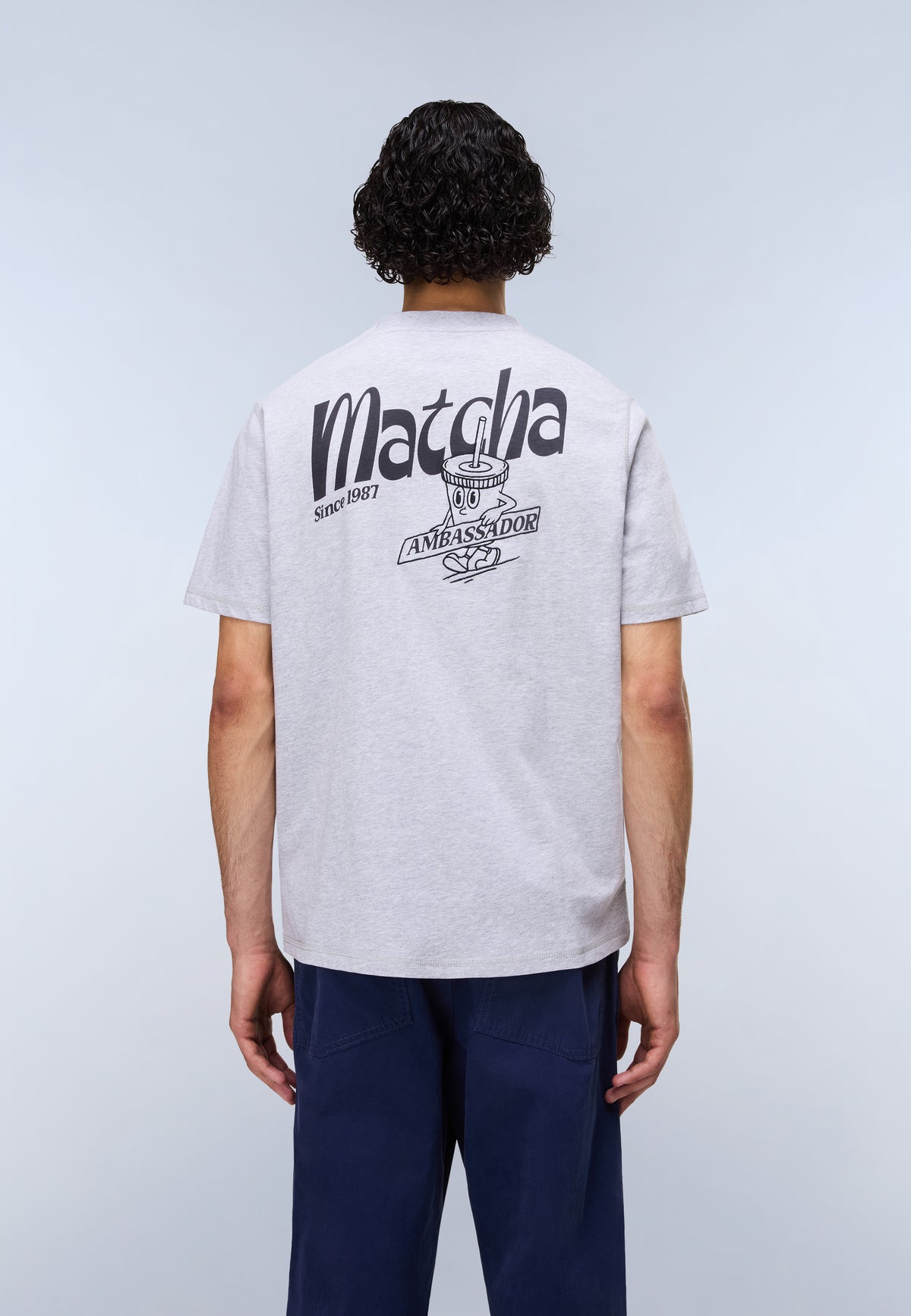 Camiseta de Manga Corta Sol Light Grey - 5