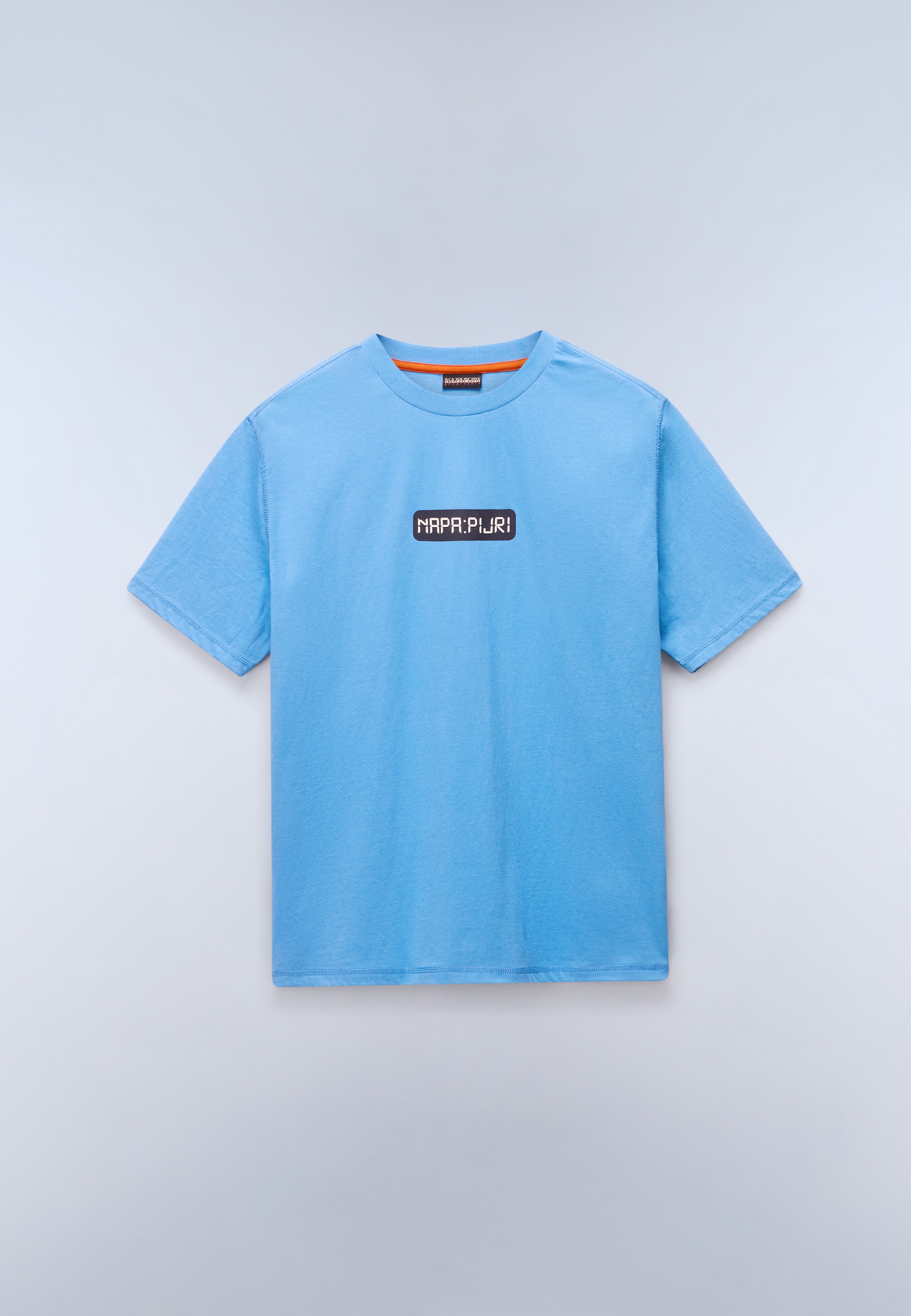 Napapijri Sol Short Sleeve T-Shirt Men Light Blue
