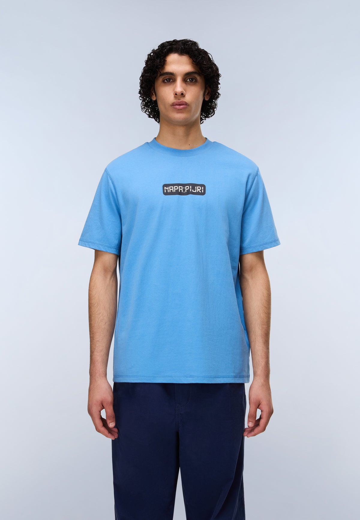 Sol Short Sleeve T-Shirt Light Blue - 4