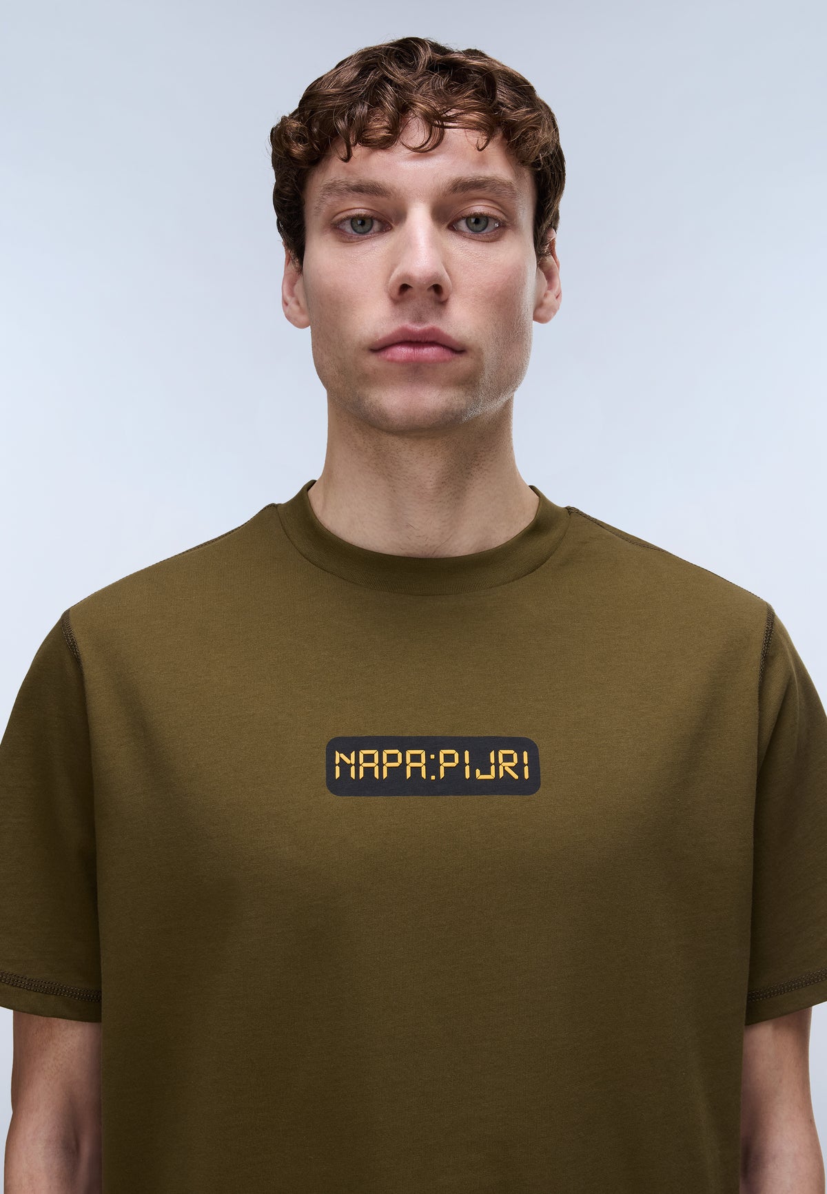 Sol Short Sleeve T-Shirt Dark Green Olive - 2