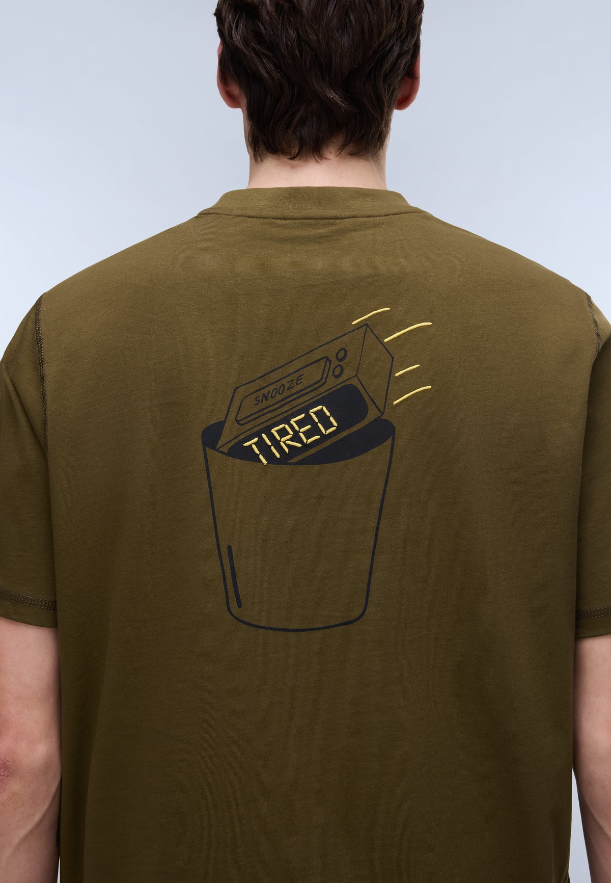 Sol Short Sleeve T-Shirt Dark Green Olive - 6