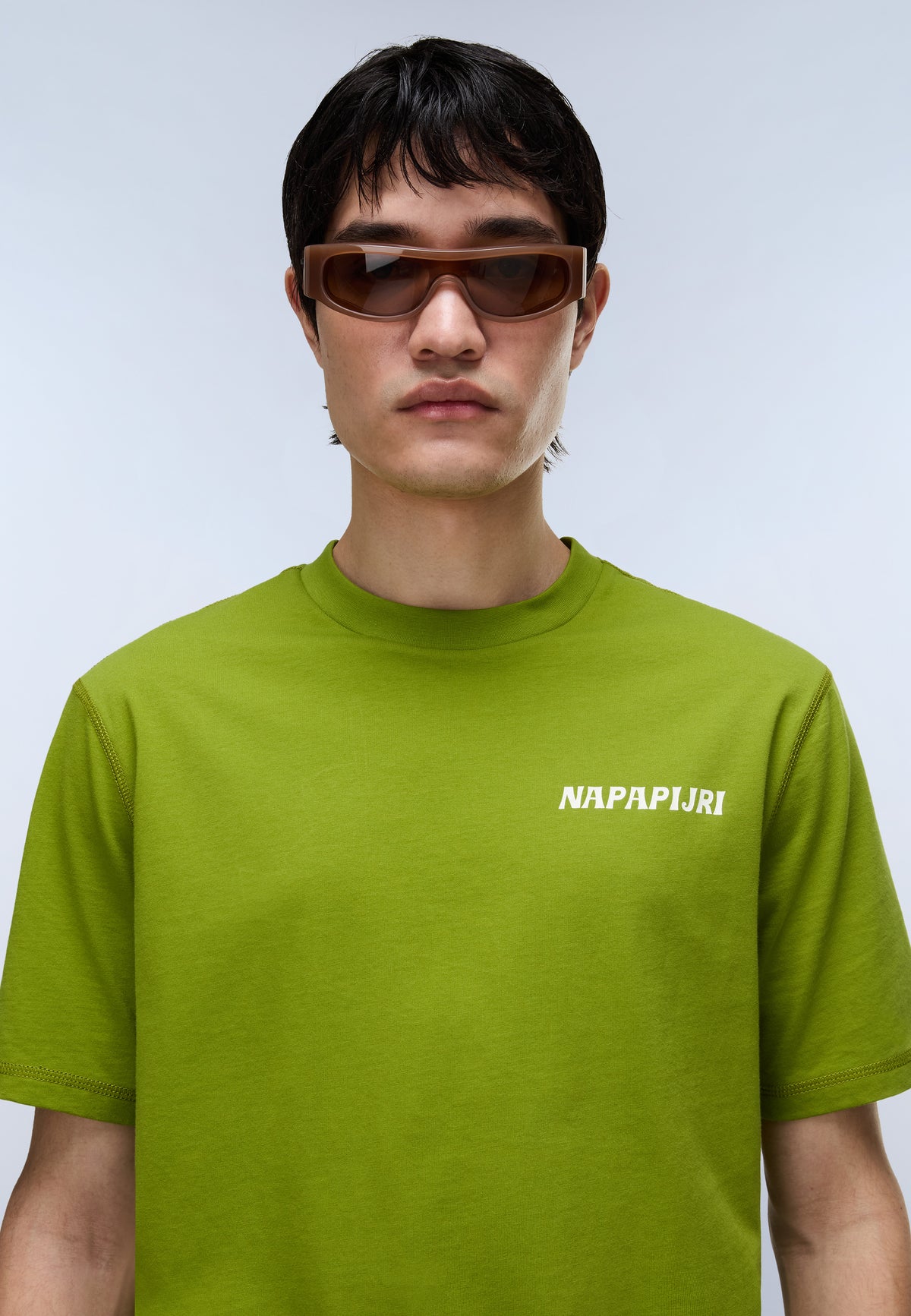 Sol Short Sleeve T-Shirt Green Golden - 2