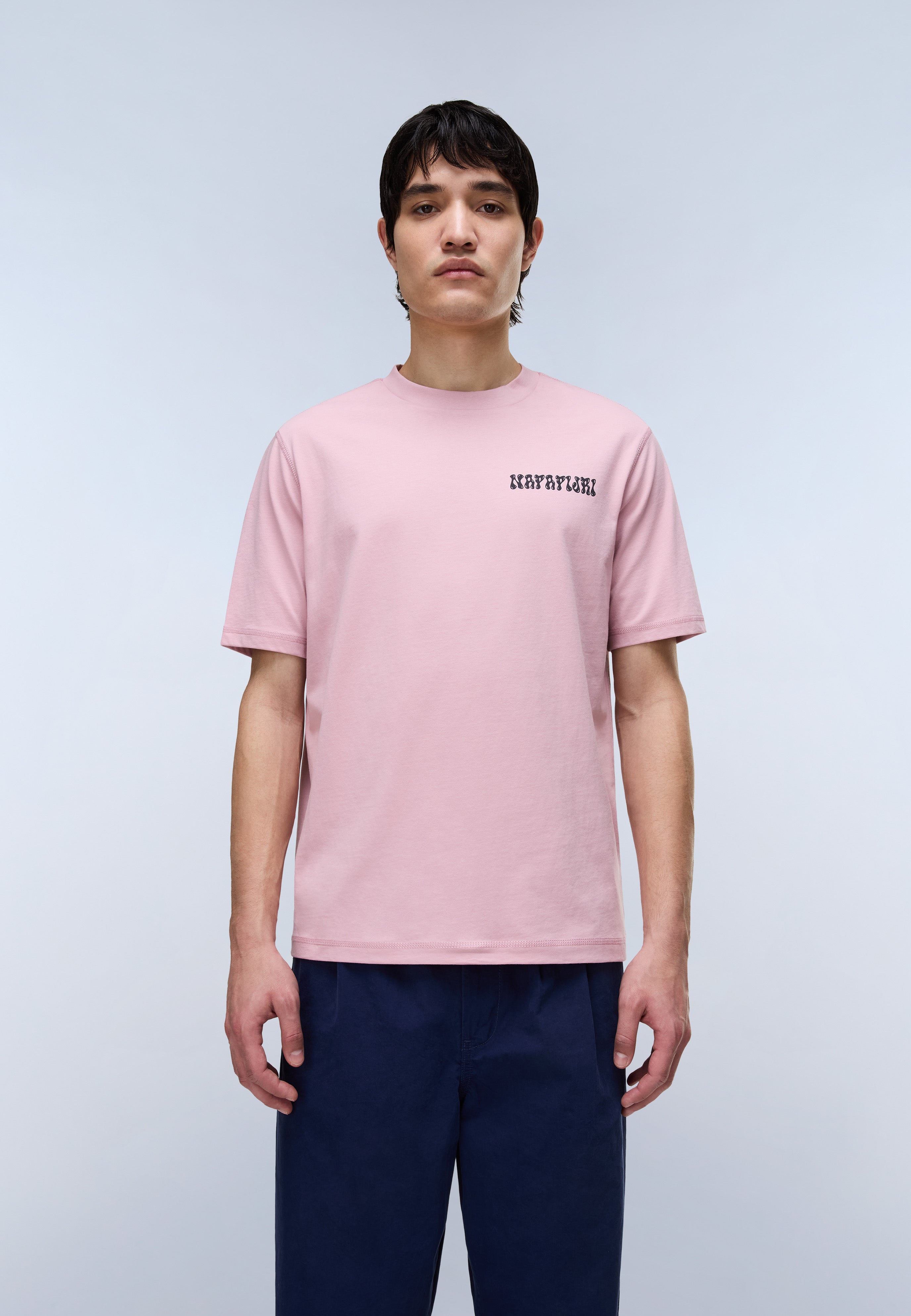 Napapijri Sol Short Sleeve T-Shirt Men Pink