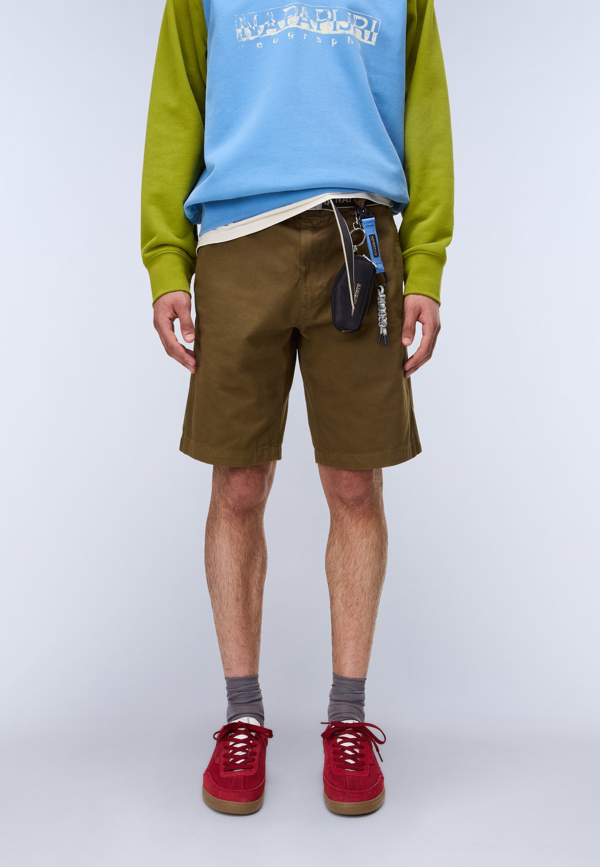 Bermudas Chinos Cyrus Verde Oliva Scuro - 3