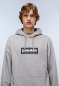 Box Logo Hoodie Medium Grey Melange - 2
