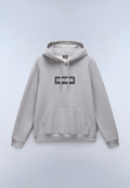 Box Logo Hoodie Medium Grey Melange - 1