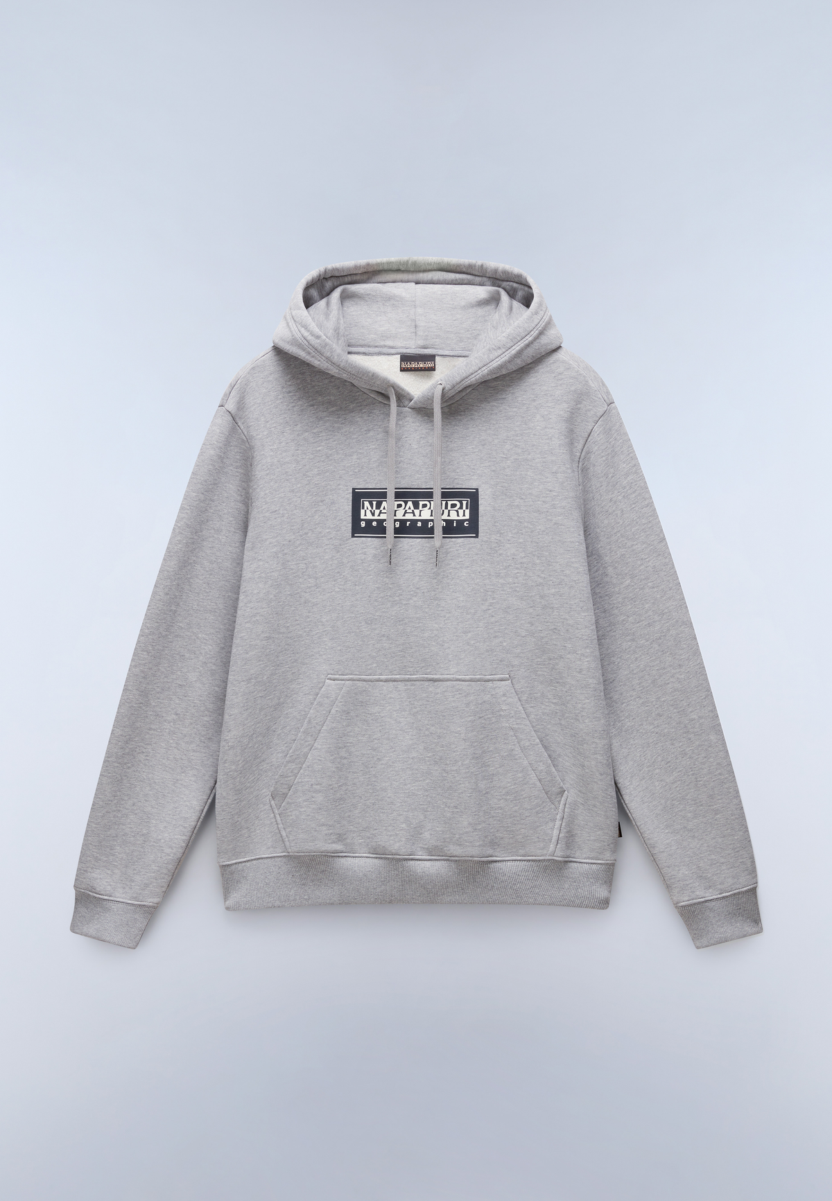 Box Logo Hoodie Medium Grey Melange - 1