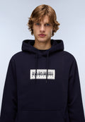 Box Logo Hoodie Dark Blue - 2