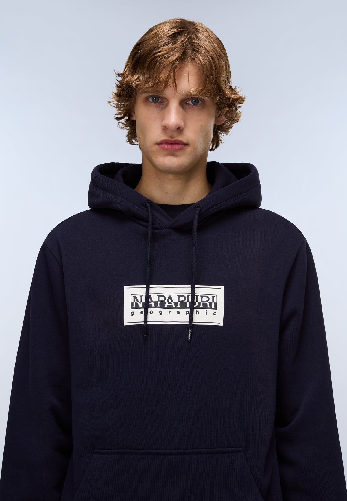 Box Logo Hoodie Dark Blue - 2
