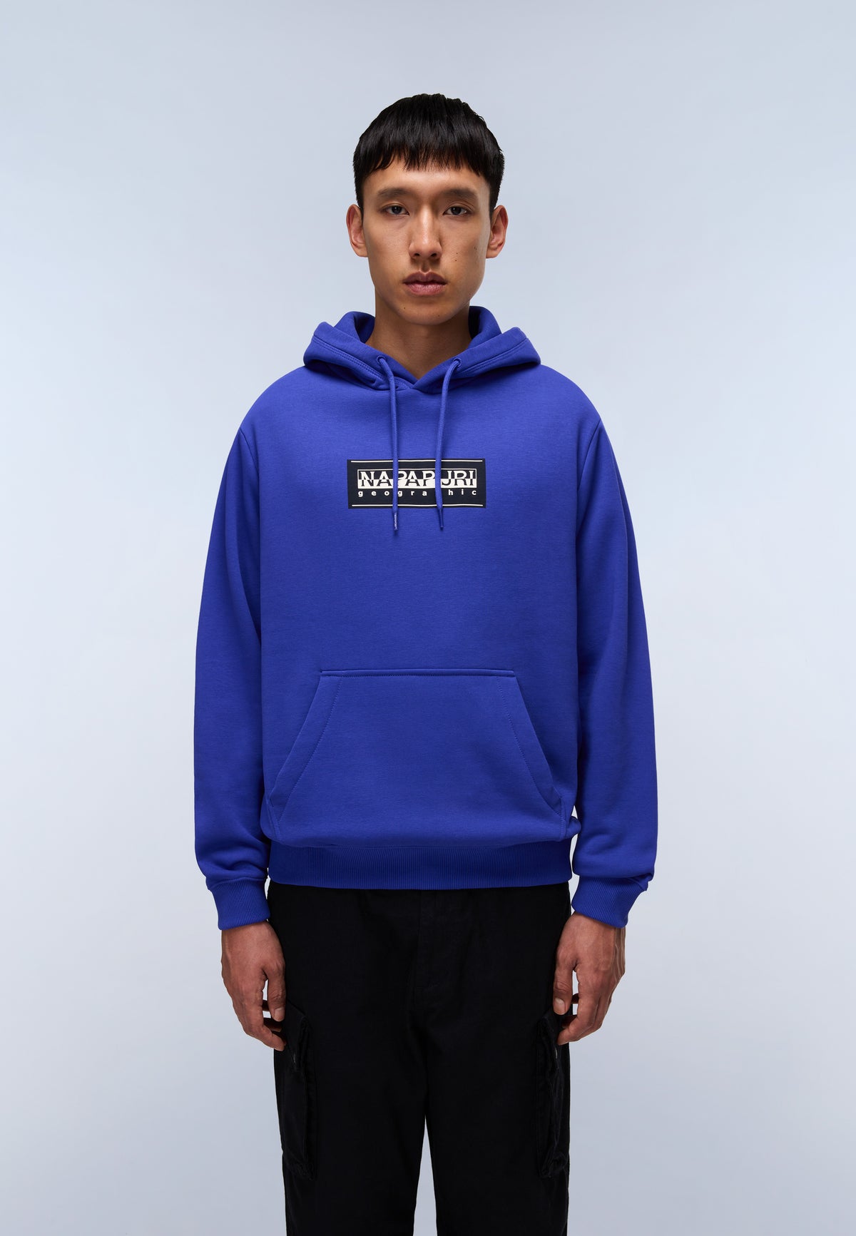 Box Logo Hoodie Royal Blue - 3