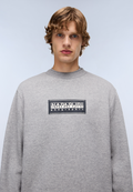 Box Logo Sweatshirt Medium Grey Melange - 2
