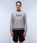 Box Logo Sweatshirt Medium Grey Melange - 3