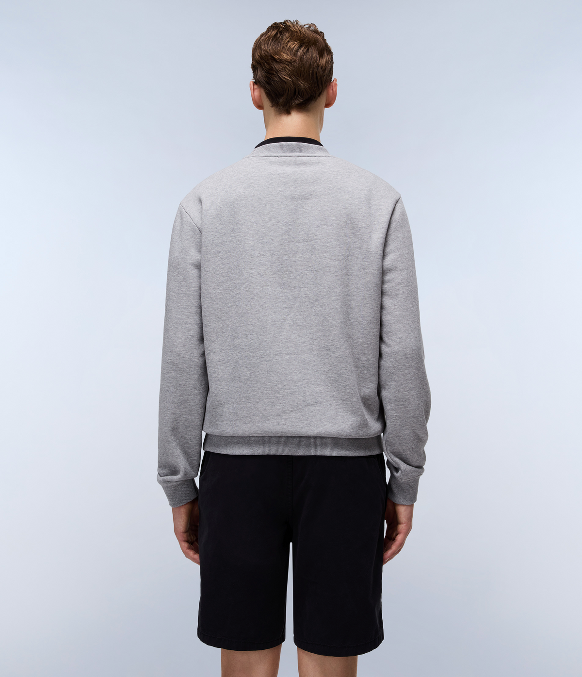 Box Logo Sweatshirt Medium Grey Melange - 4