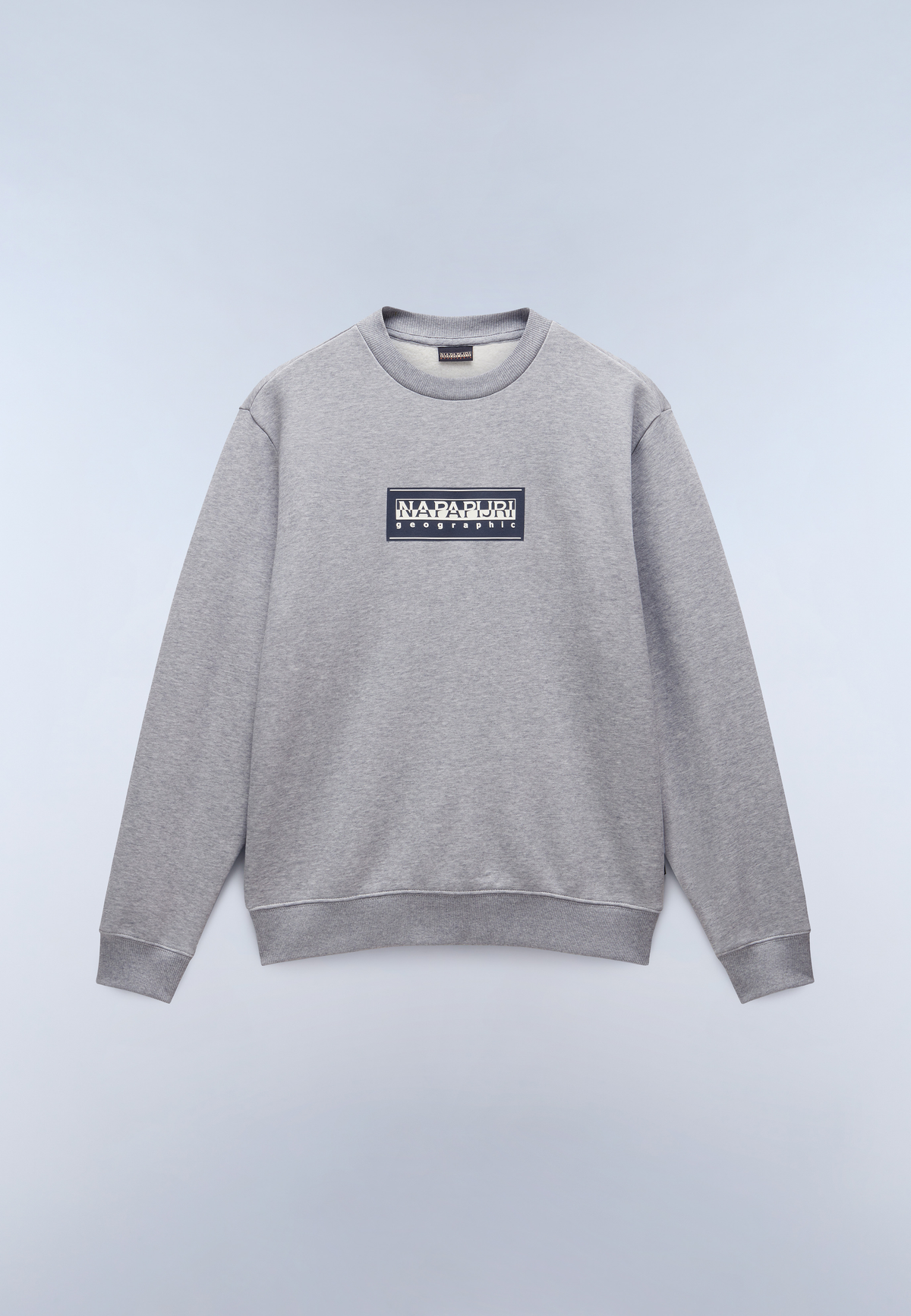Box Logo Sweatshirt Medium Grey Melange - 1