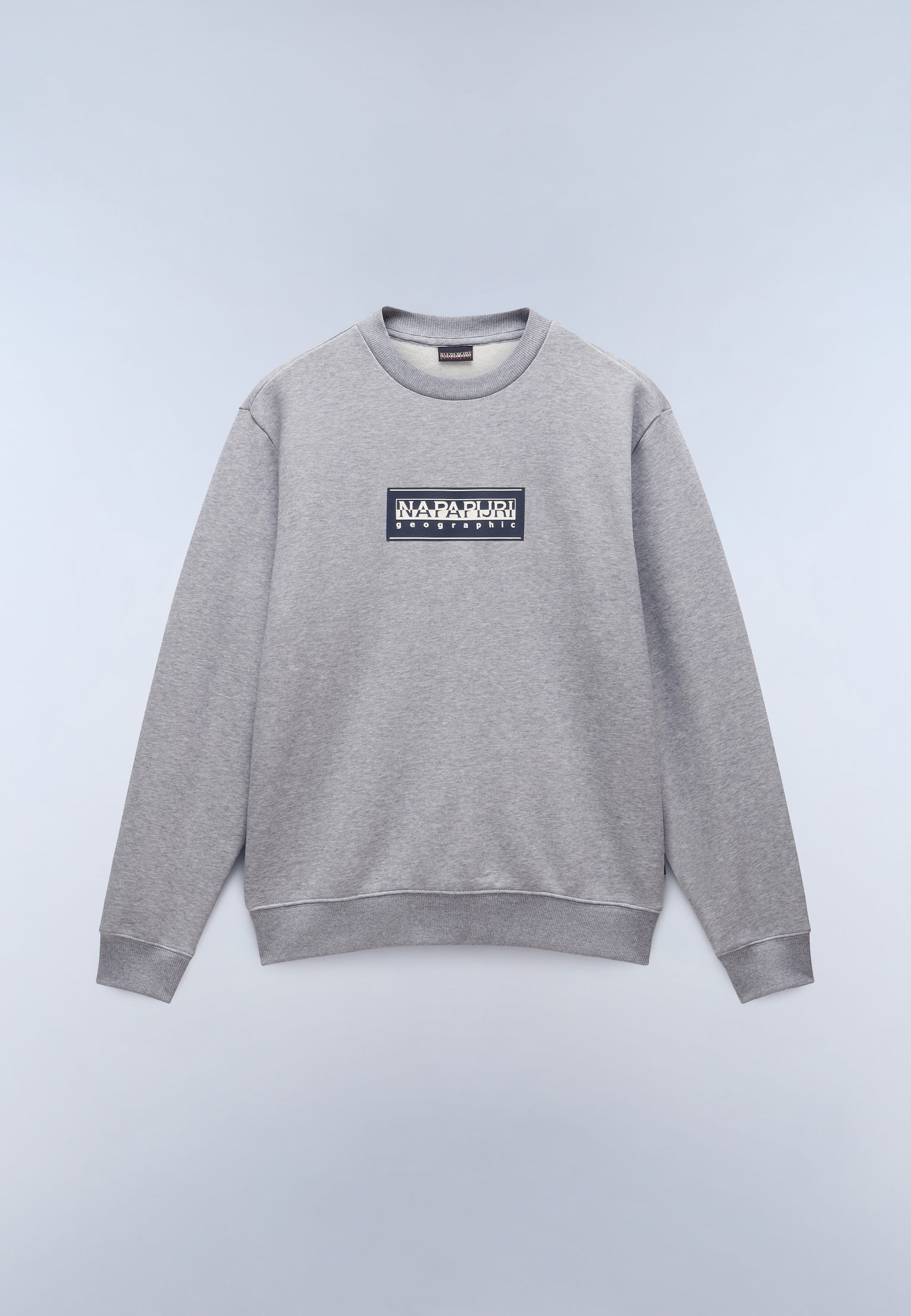 Box Logo Sweatshirt Medium Grey Melange