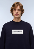 Box Logo French Terry Sweatshirt Dark Blue - 2