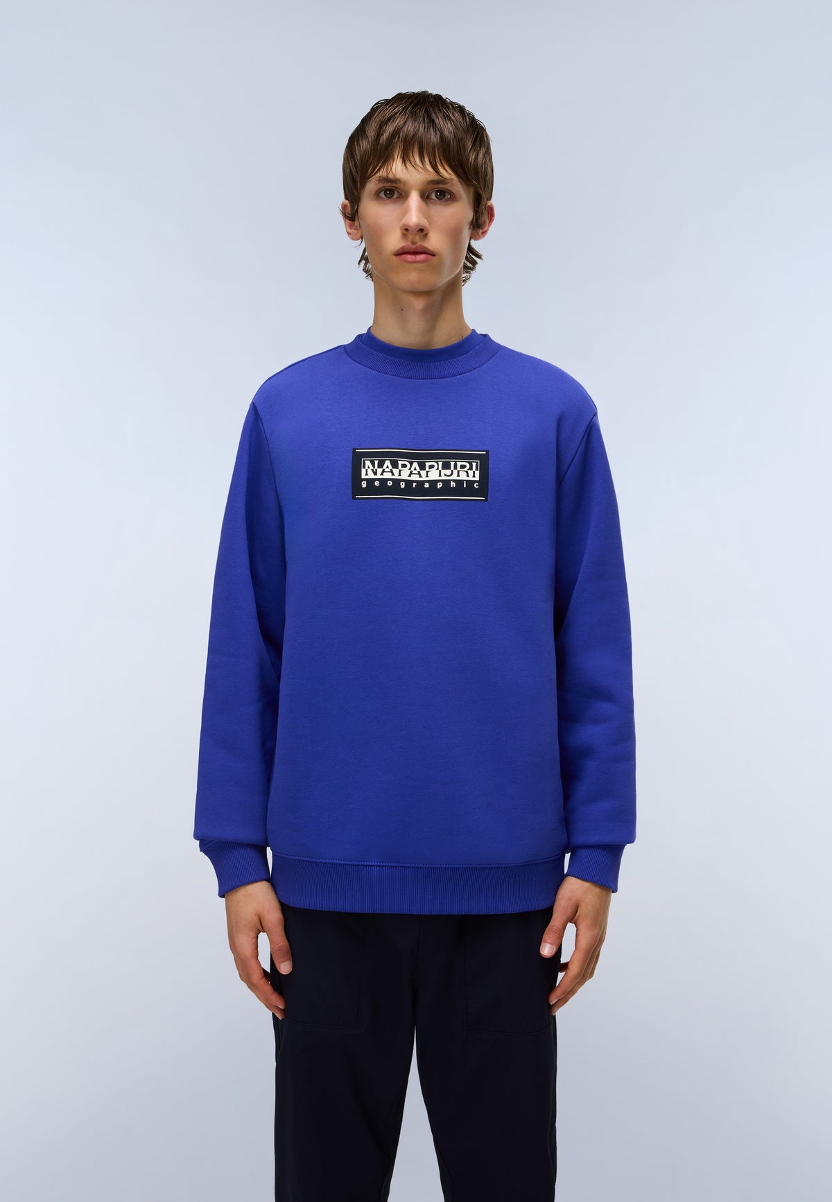 Box Logo Sweatshirt Royal Blue - 3