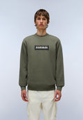 Box Logo Sweatshirt Green Tea Leaf - 3