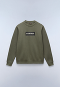 Box Logo Sweatshirt Green Tea Leaf - 1