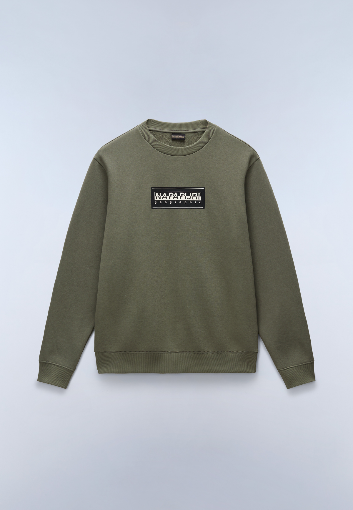 Box Logo Sweatshirt Green Tea Leaf - 1