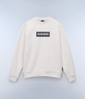 Box Logo French Terry Sweatshirt White Whisper - 1