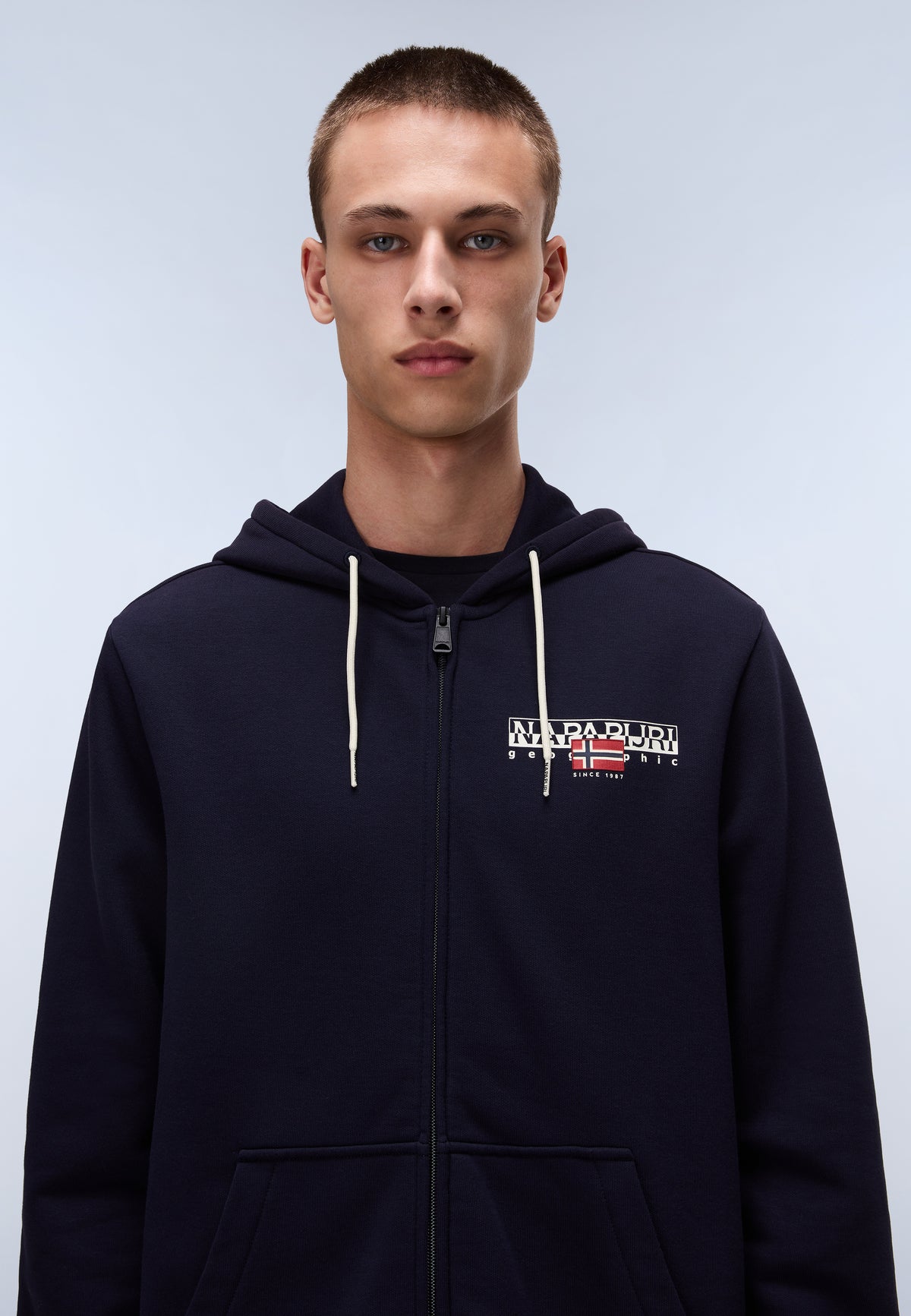 Aylmer Winter Full-Zip Hoodie Dark Blue - 2