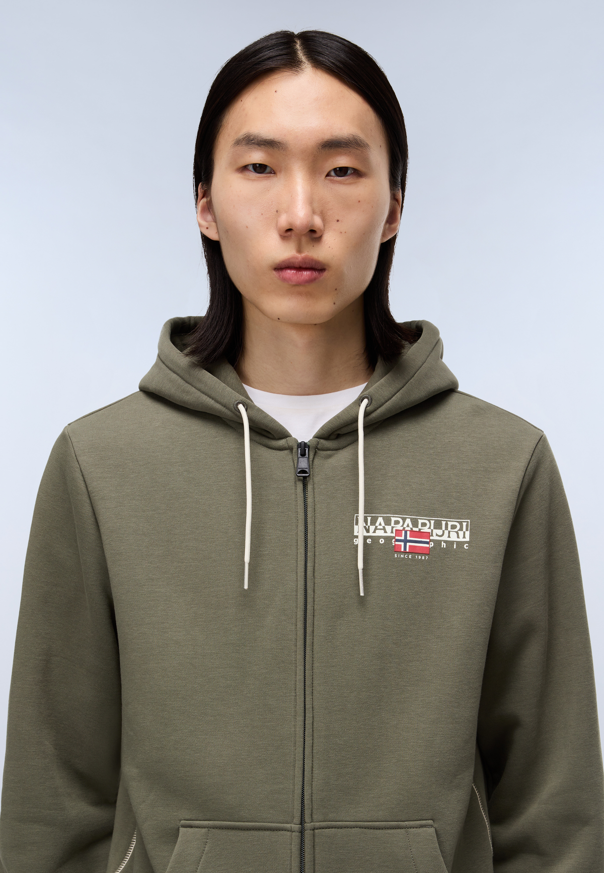 Aylmer Winter Full-Zip Hoodie Green Tea Leaf - 2