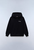Sudadera con Capucha Albedo French Terry Negro - 3