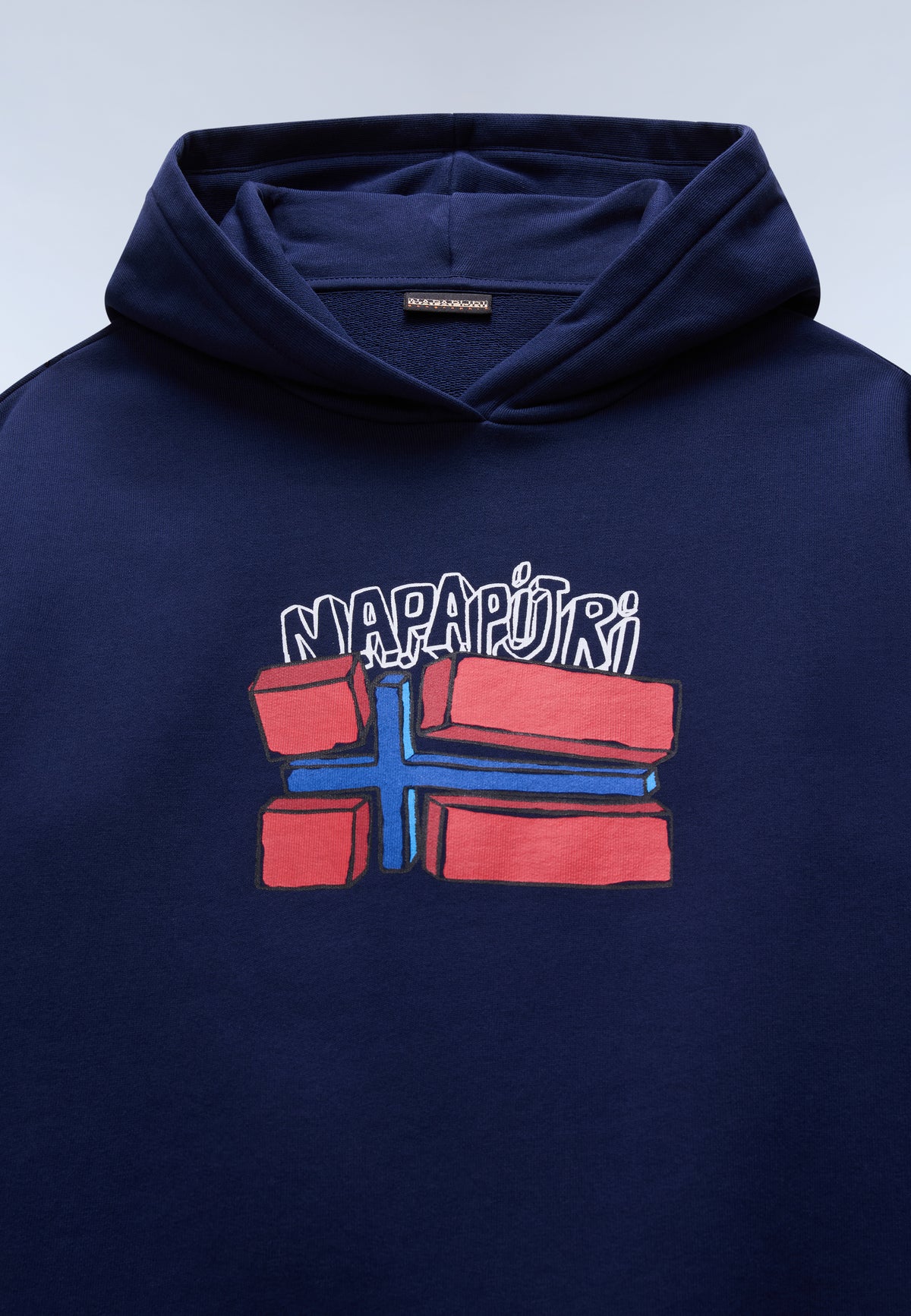 Sudadera con Capucha Albedo French Terry Azul Academy - 2