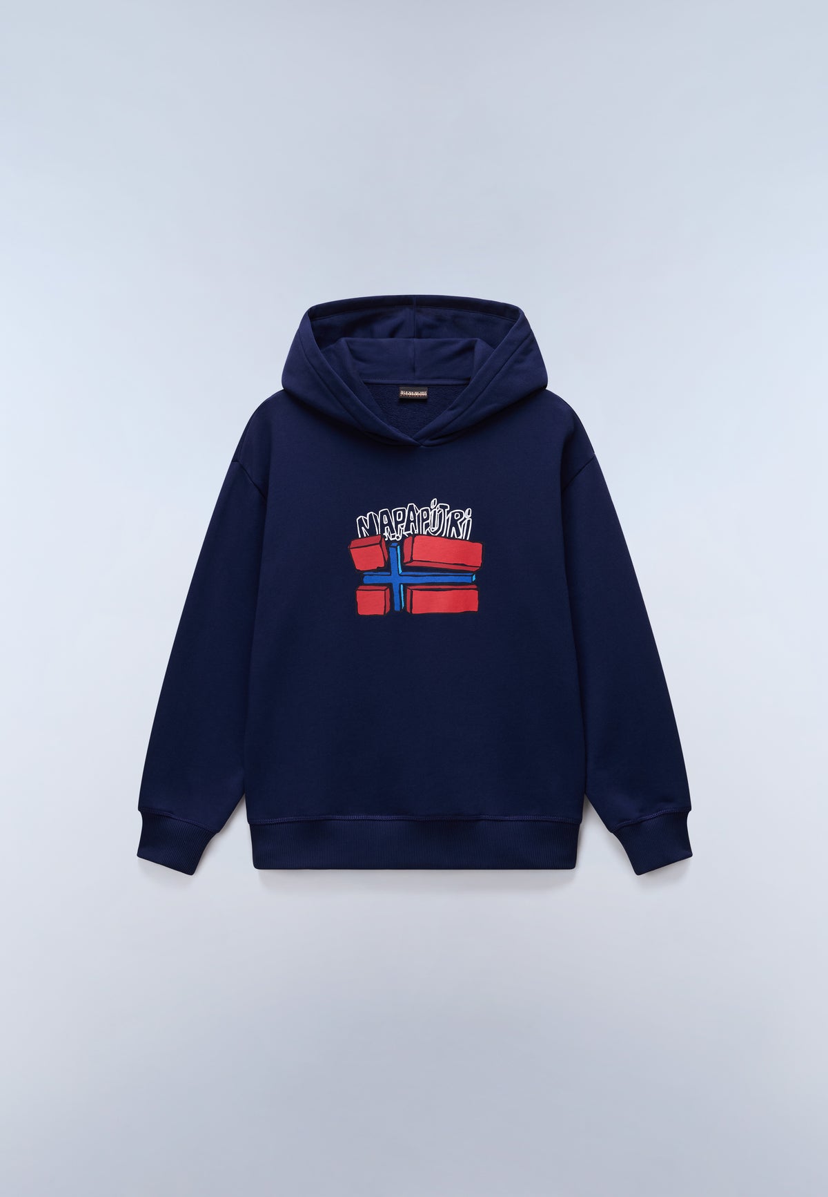 Sudadera con Capucha Albedo French Terry Azul Academy - 1