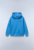 Sudadera con Capucha Albedo French Terry Azul Claro - 3