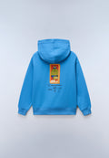 Sudadera con Capucha Albedo French Terry Azul Claro - 1