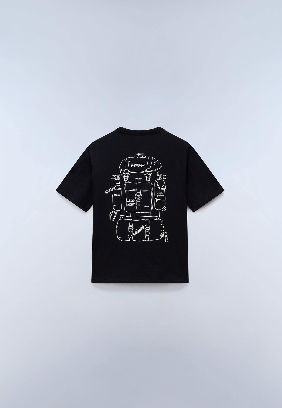 Camiseta de Manga Corta Albedo Negro - 1