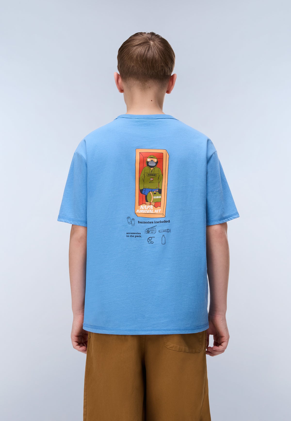 Albedo Short Sleeve T-Shirt Light Blue - 4
