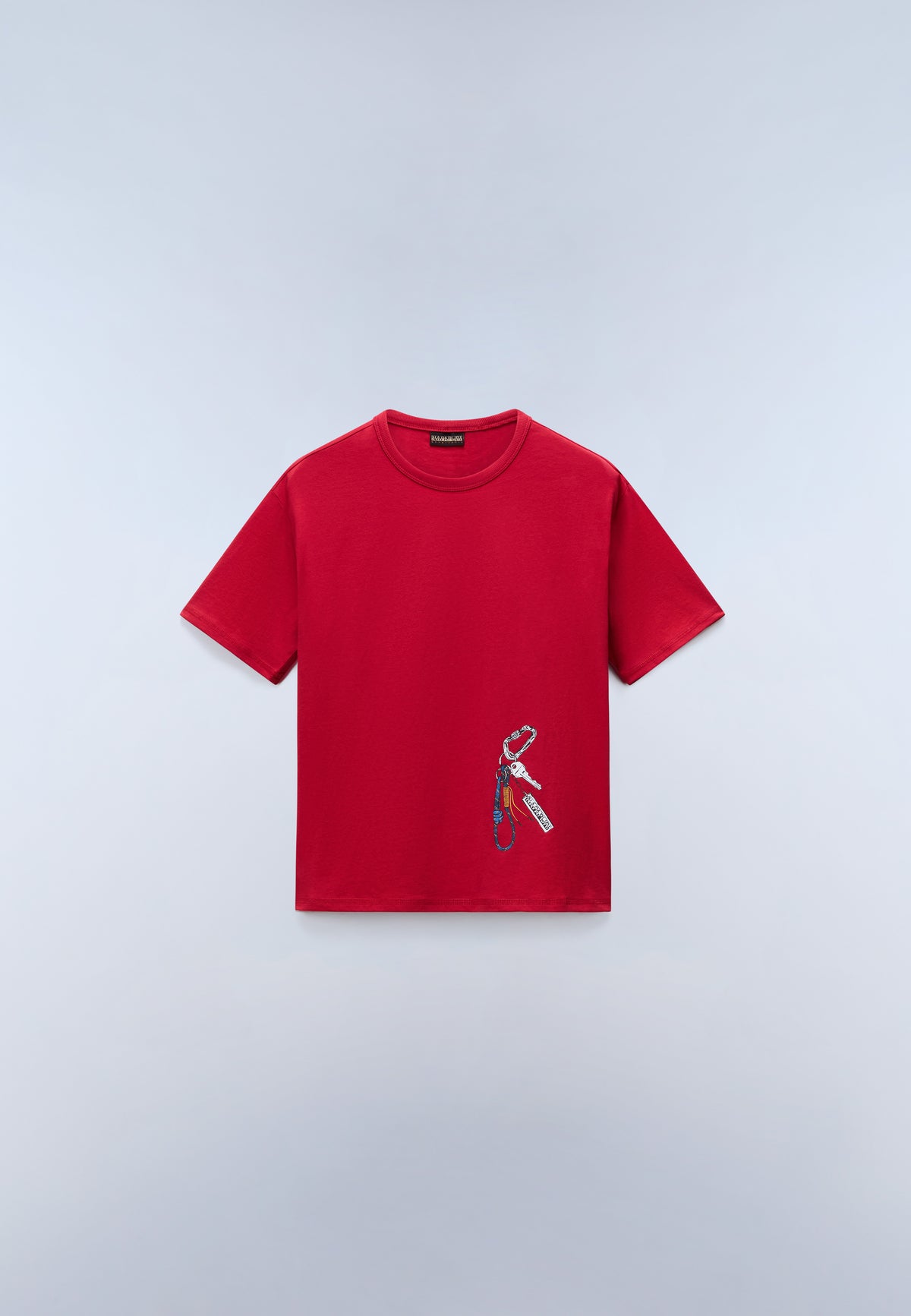 Camiseta de Manga Corta Albedo Rojo - 1