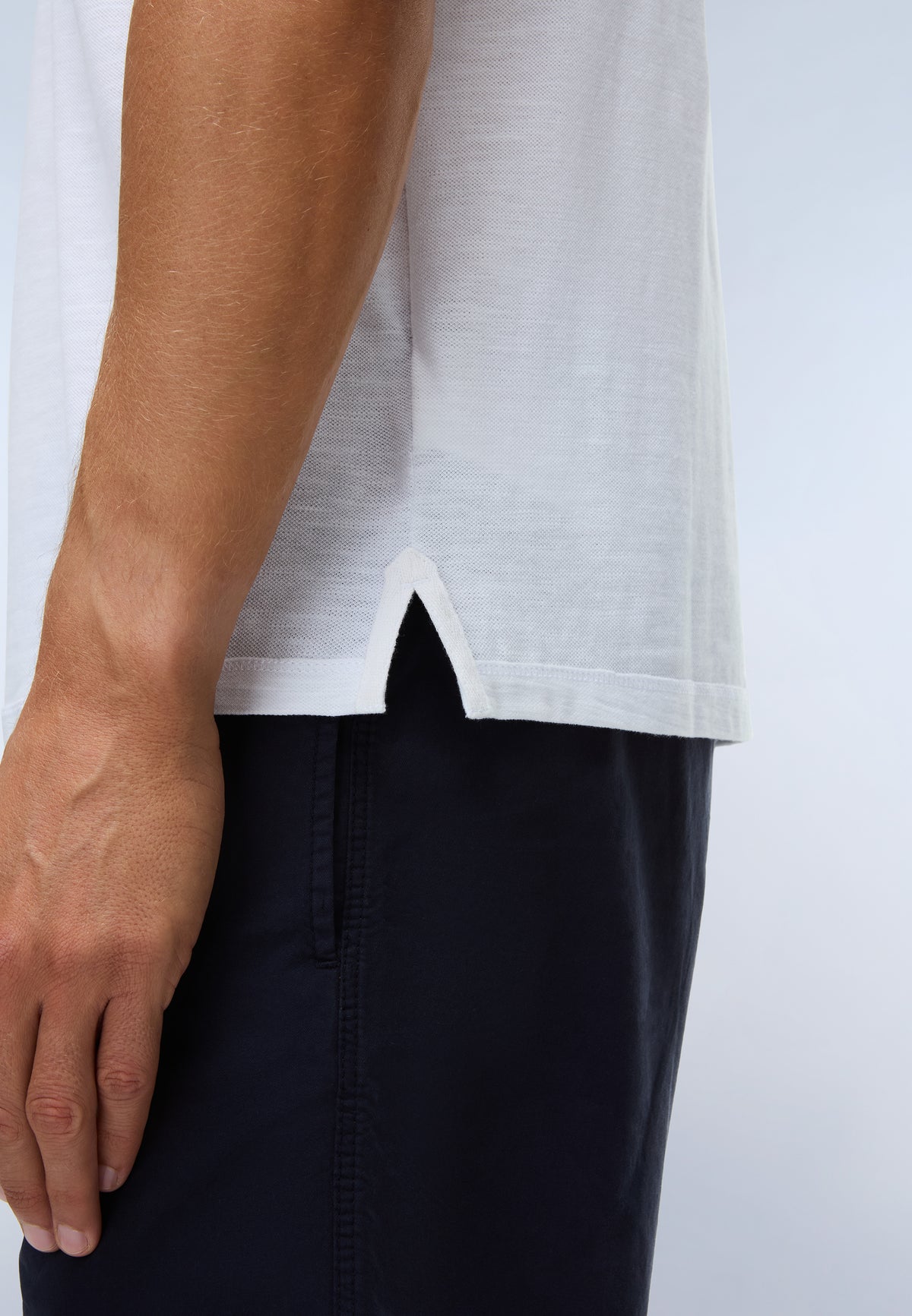Napapijri Piqué Kurzarm-Poloshirt Ebea Weiss Herren - 5