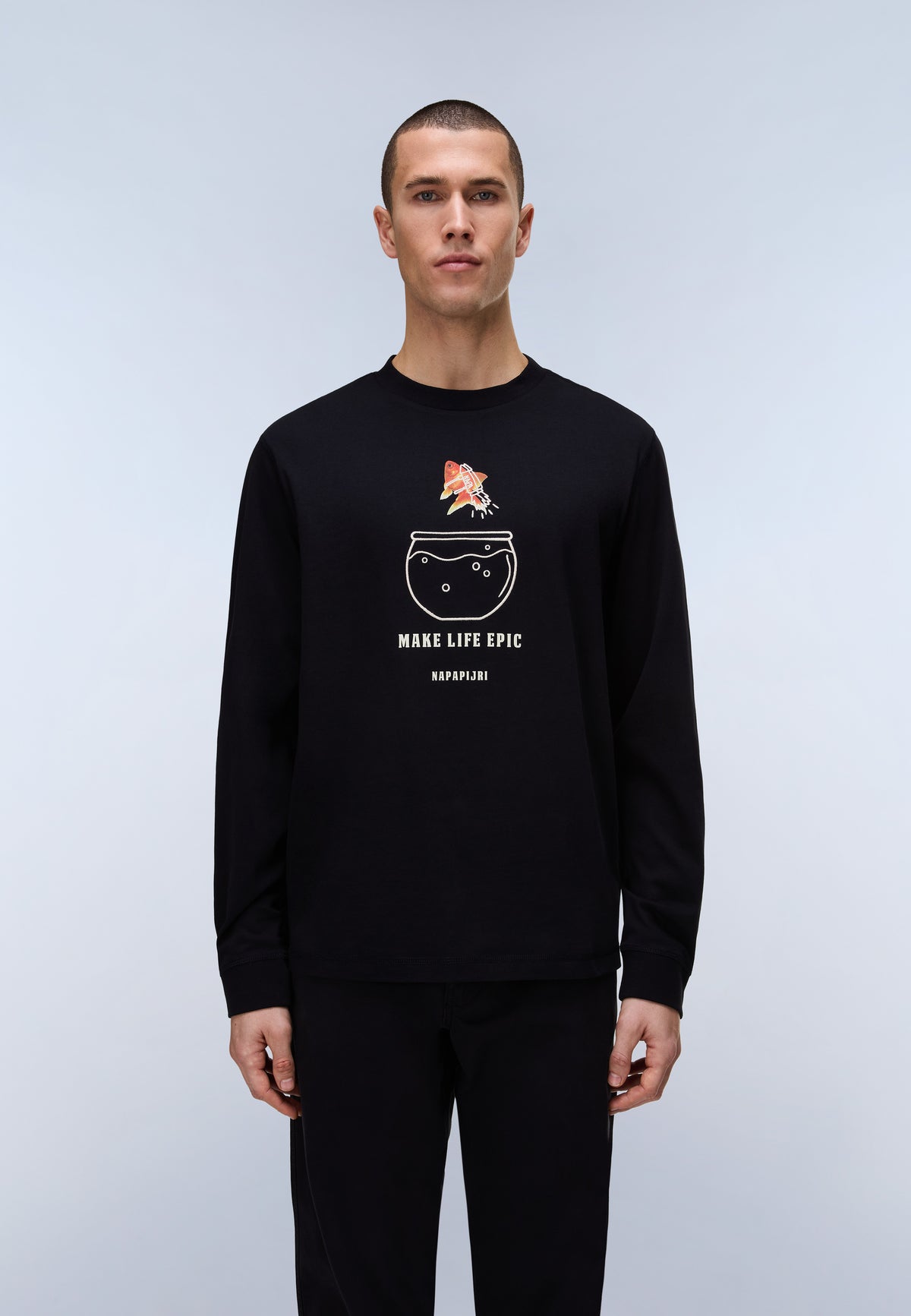 T-Shirt a Maniche Lunghe Sol  - 4