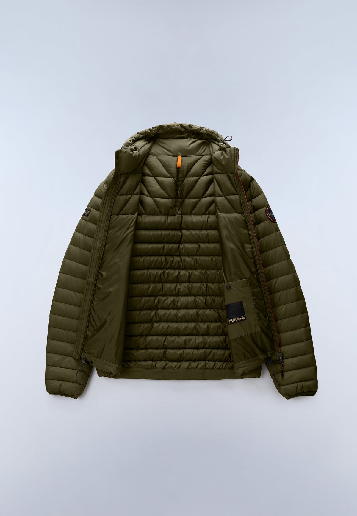 Lapaz Hooded Puffer Jacket Green Olive Night - 7