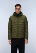 Lapaz Hooded Puffer Jacket Green Olive Night - 2