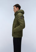 Lapaz Hooded Puffer Jacket Green Olive Night - 3