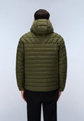 Lapaz Hooded Puffer Jacket Green Olive Night - 4