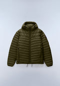 Lapaz Hooded Puffer Jacket Green Olive Night - 1