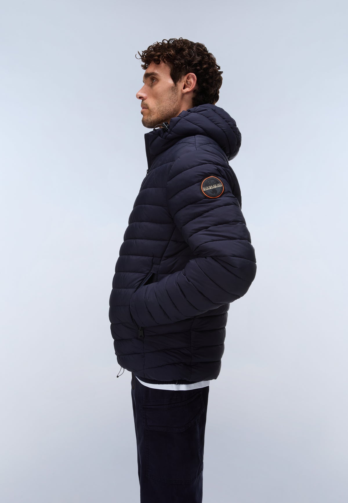 Chaqueta Acolchada con Capucha Lapaz Azul Lapaz - 3