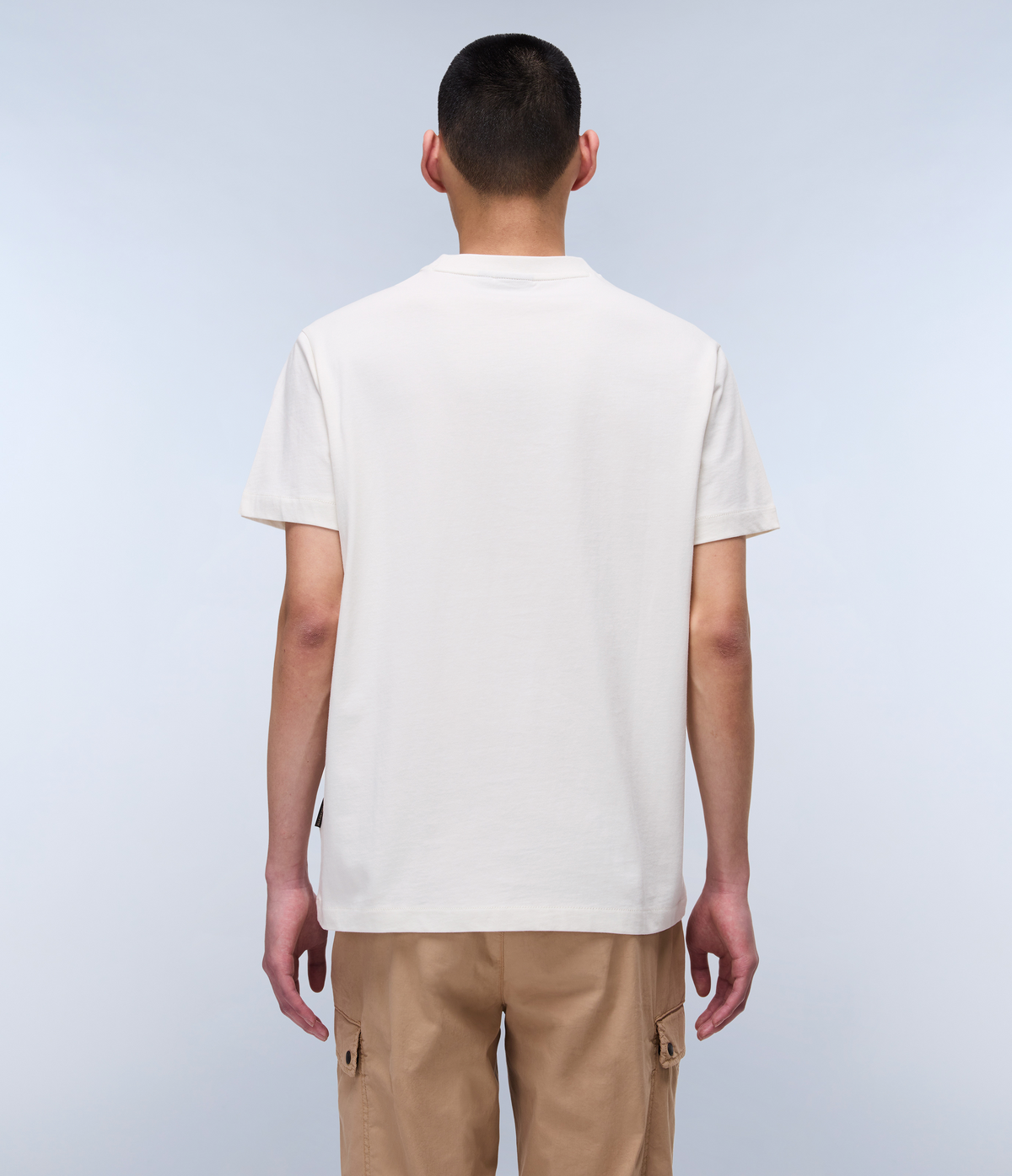 Box Logo Short Sleeve T-ShirtWhite Whisper