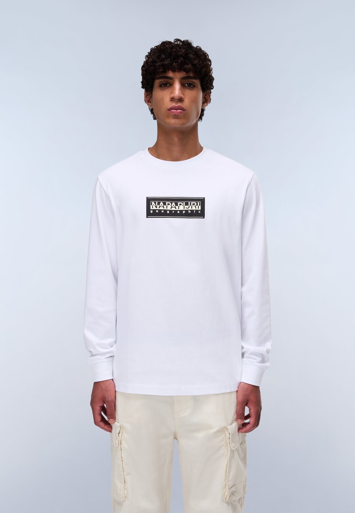 Box Logo Jersey T-Shirt met Lange Mouwen  - 3