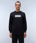 Box Logo Jersey Long Sleeve T-Shirt Black - 3